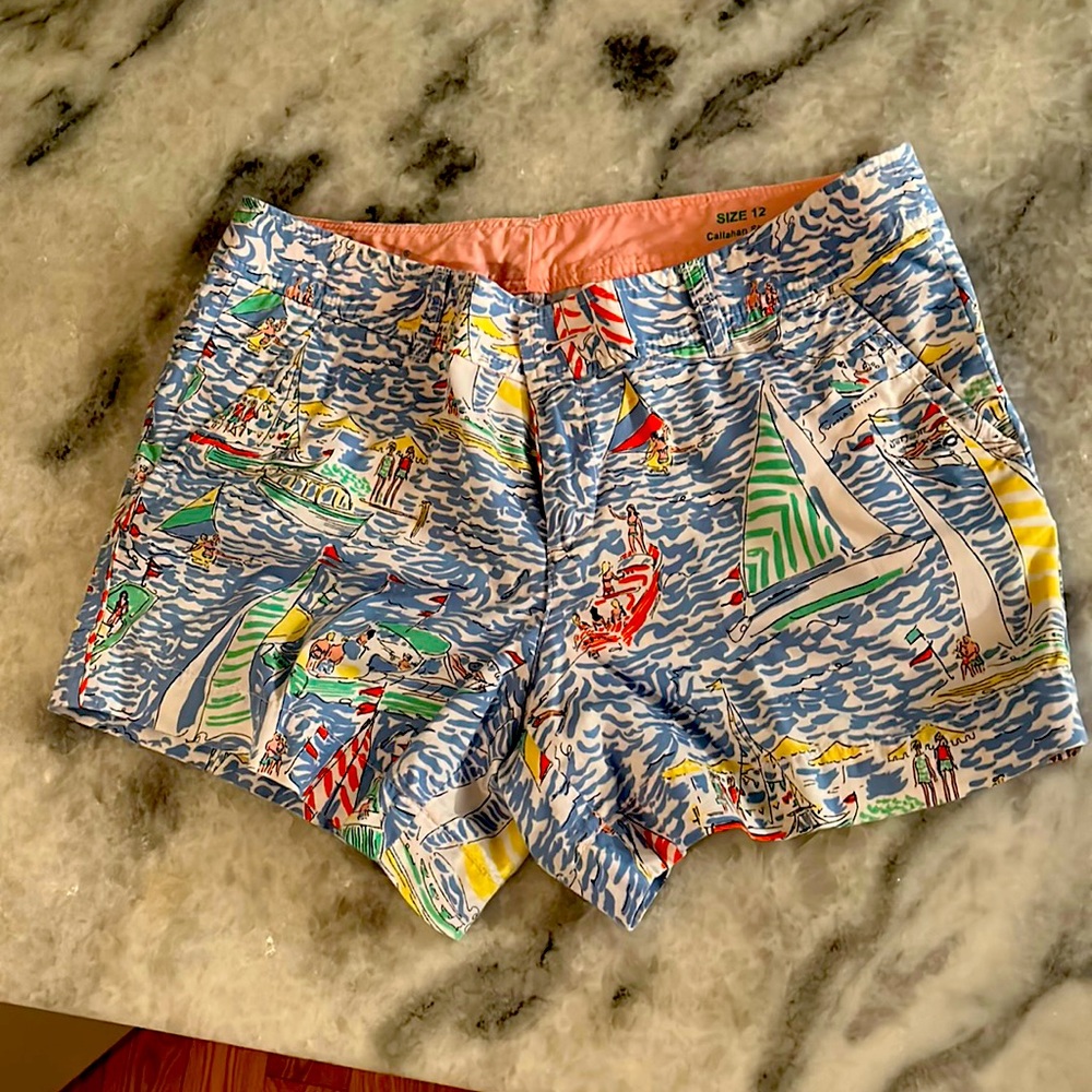 Lilly Pulitzer sz12 blue/pink Callahan short